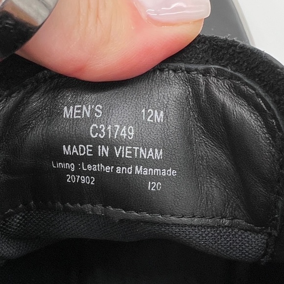 SOLD. Cole Haan Black Leather Hi Top Sneakers - 12 - Picture 4 of 8